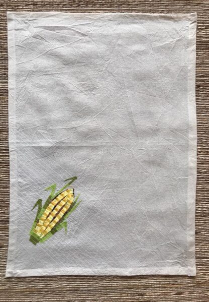Brinjal, Beetroot, Corn Kitchen Towels Set of 3 - Image 4